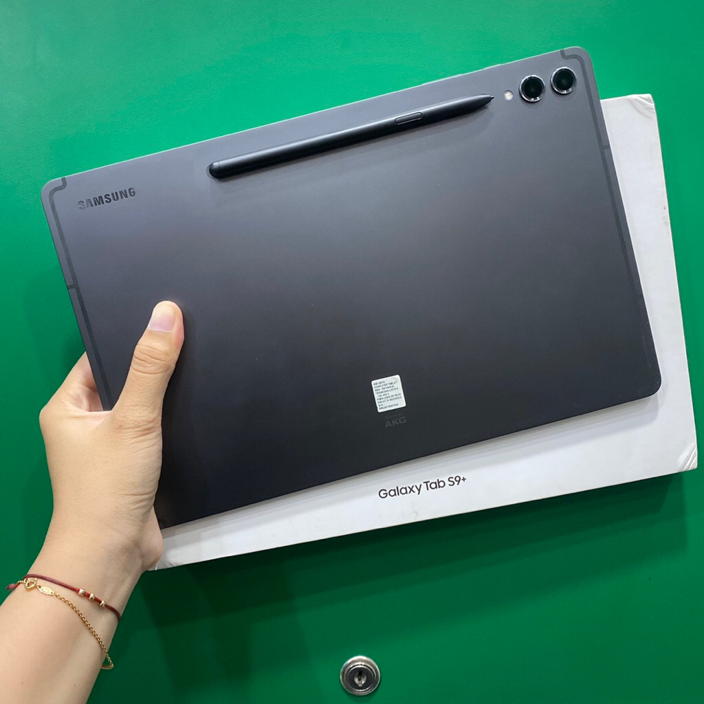 Samsung Tab S9 Plus 12/256gb second bekas pakai fullset keyboard original