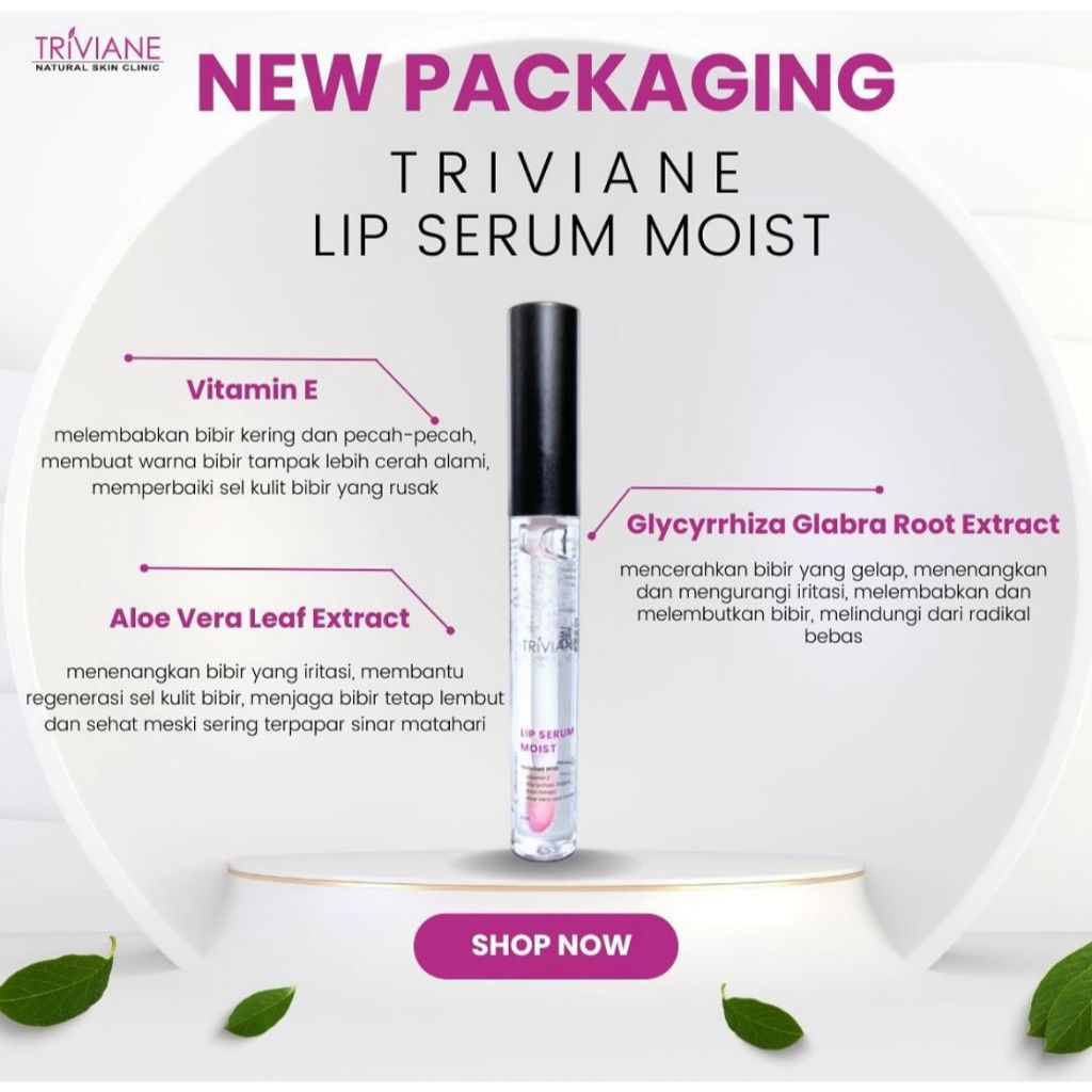 Triviane Lip Serum Moist by Triviane Natural Skin Clinic