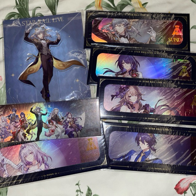 [Official] Honkai star rail HSR 2nd anniversary 2025 live concert merchandise goods standee laser ti