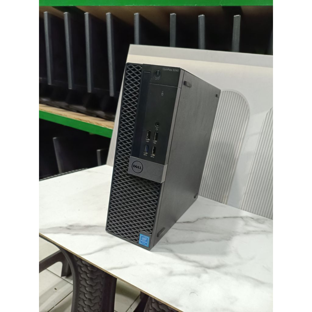 Dell OptiPlex 5040 PC Intel Core i5-6400 RAM 8GB SSD 256GB Komputer Desktop Performa Tinggi