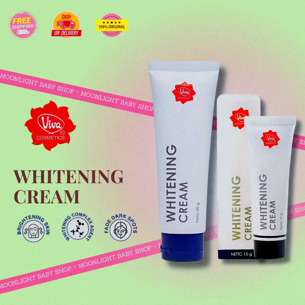viva Whitening Cream 15gr cream wajah siang malam