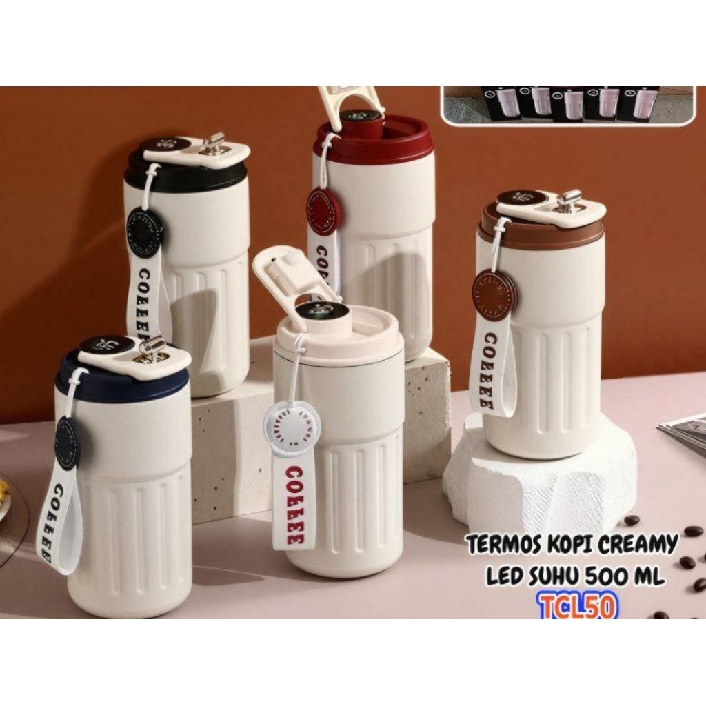 termos kopi - creamy led suhu 500ml TERMOS LED