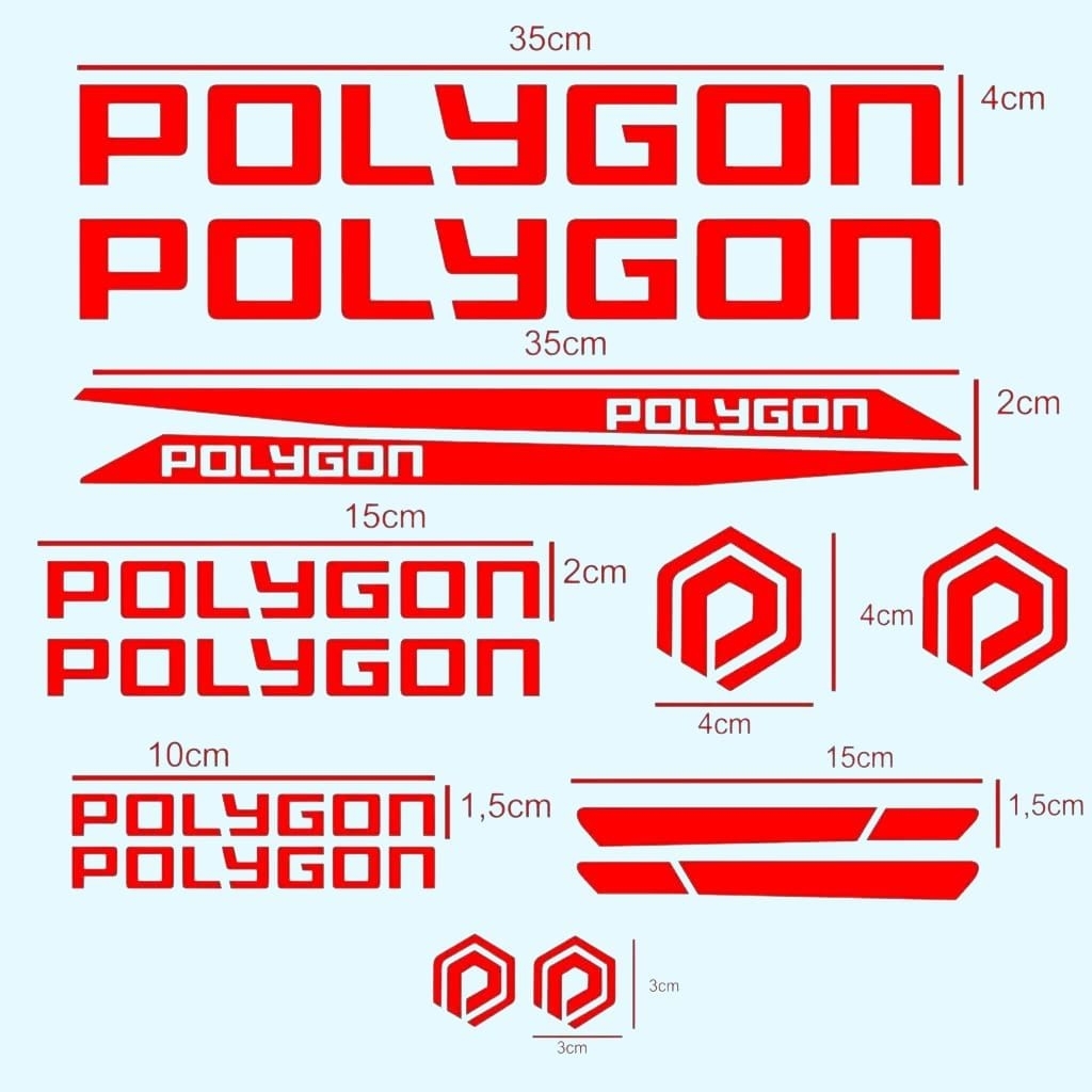 Sticker Sepeda Balap POLYGON Cutting Stiker SEPEDA MTB POLYGON BALAP CUTTING