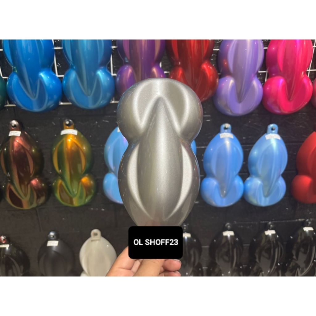 Cat Titanium Silver Metalik PU Polyuretane