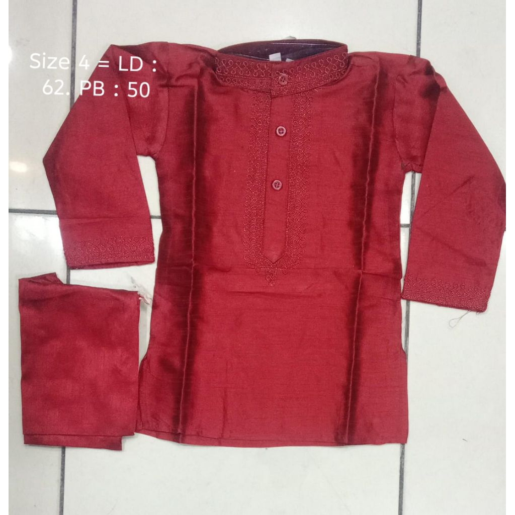 Baju India Anak Pria Kostum Aladin Pesta