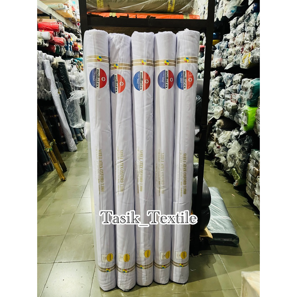 KAIN OXFORD SARIWARNA / OXFORD Warna Putih 1.5 isi 40yard