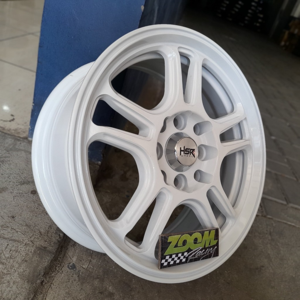 Velg Mobil Ring 14 HSR NX SPO Pcd 4x100-4x114,3 ET38 Untuk Mobil Wuling Air Ev, Karimun Kotak, Xenia