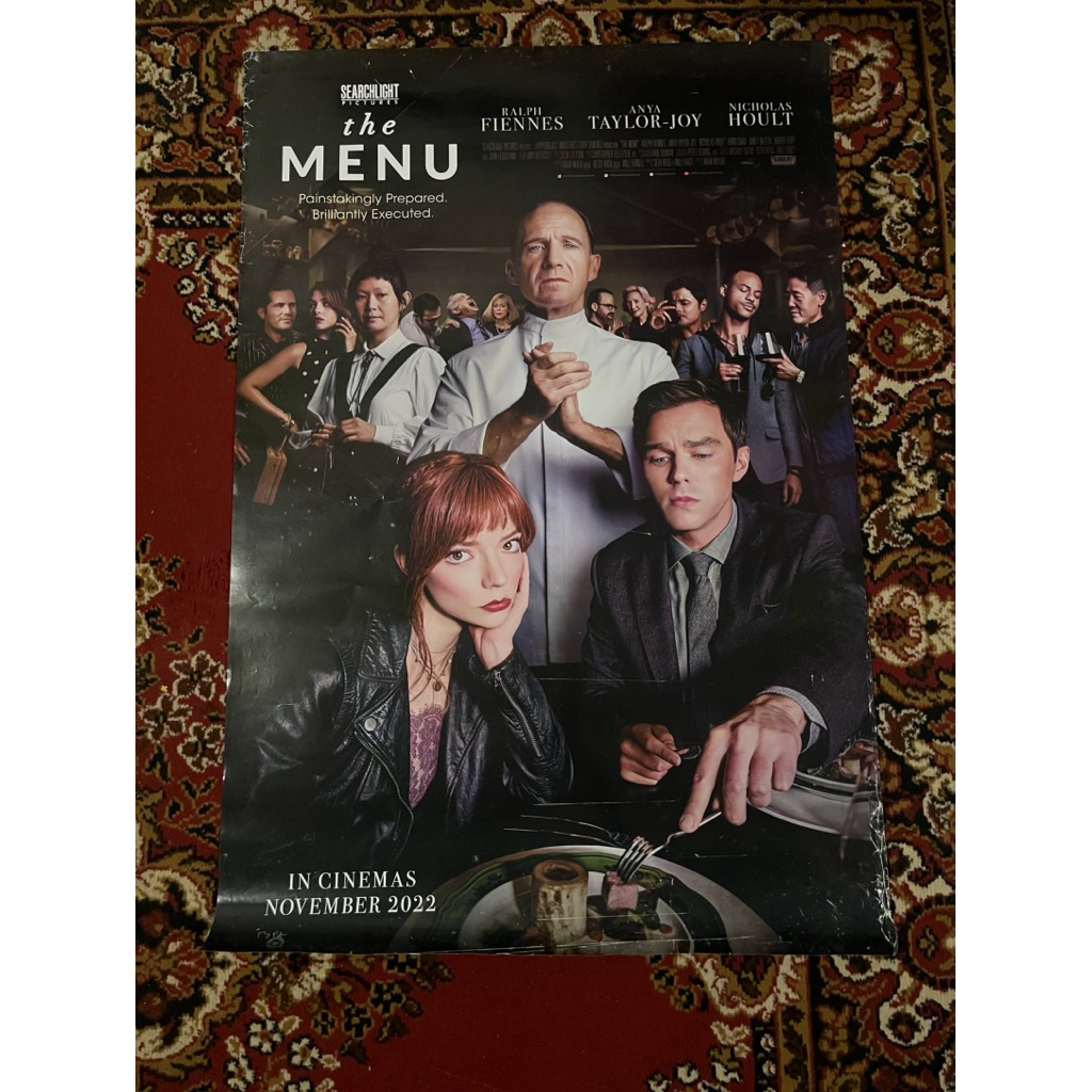 POSTER ORIGINAL MOVIE  POSTER FILM - THE MENU - EX BIOSKOP