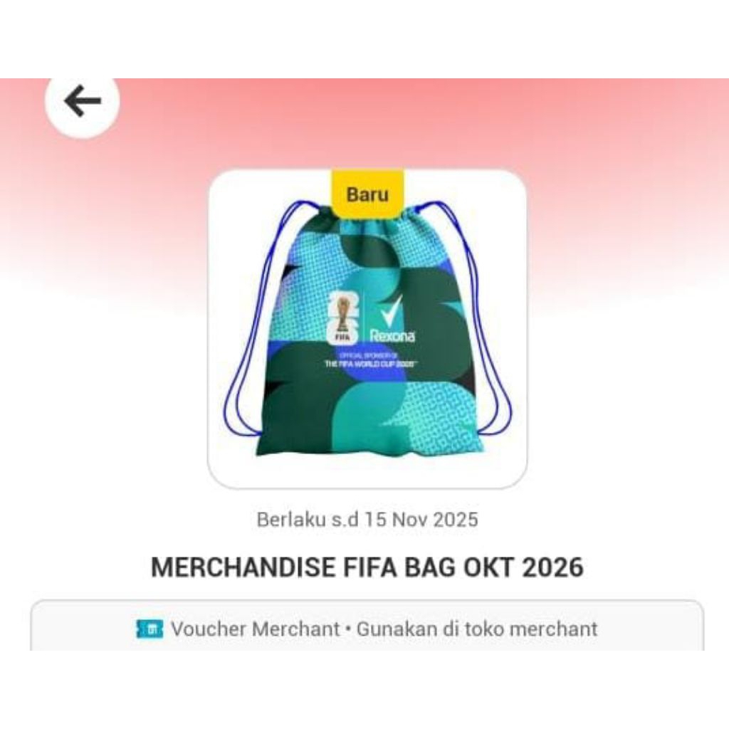 Merchandise fifa bag / merchandise fifa pouch / merchandise timnas