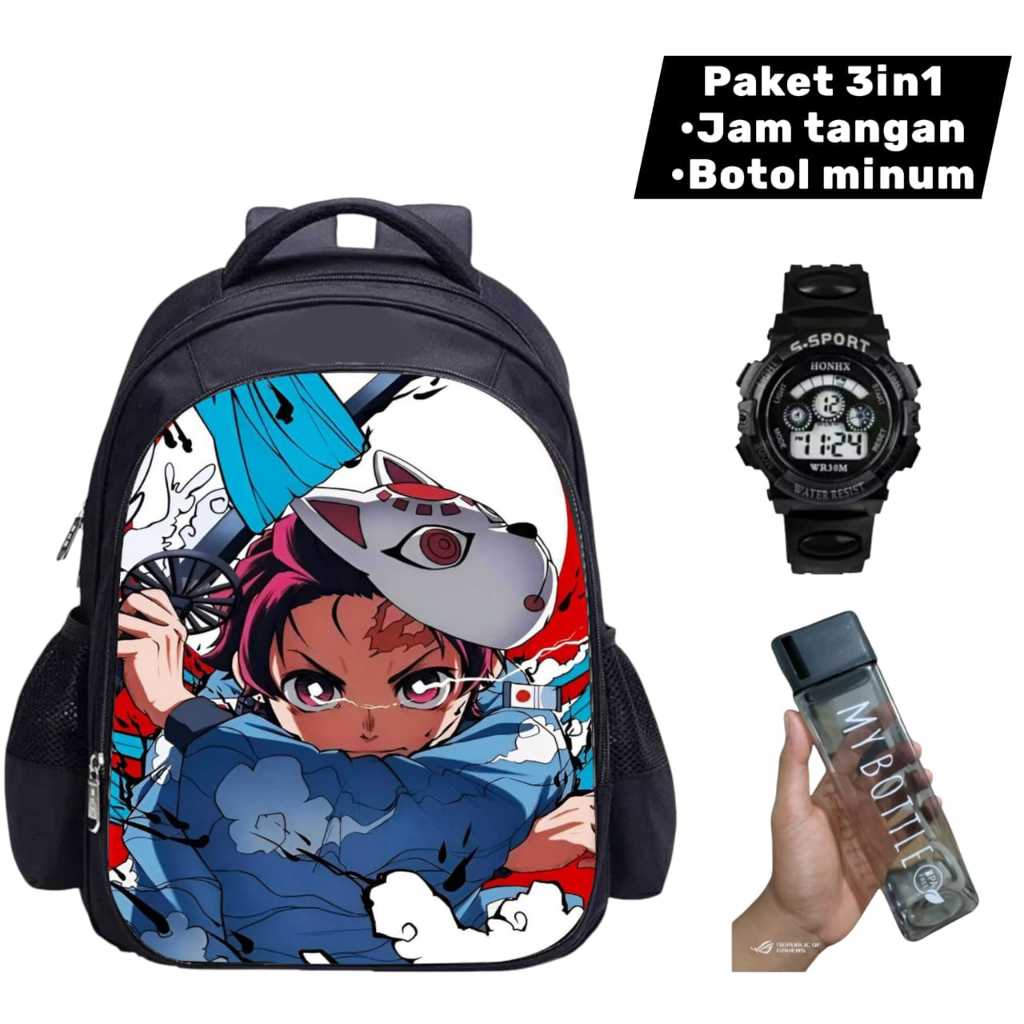 Tas Ransel Anak Anime Demon Slayer TAS ANAK SEKOLAH LAKI LAKI PEREMPUAN TK PAUD DEMON SLAYER