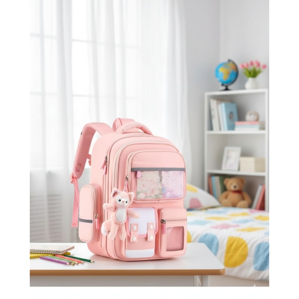 TAS RANSEL SEKOLAH CEWEK SD-SMP/Tas sekolah/Tas rangsel/Tas