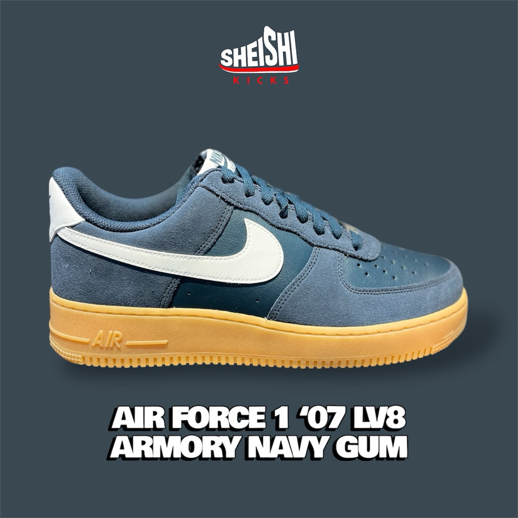 Sepatu Sneakers Pria AF1 ‘07 LV8 Armory Navy Gum
