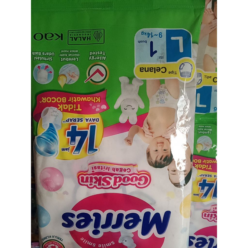 merries renceng ukuran m/l satu renceng 6 pcs