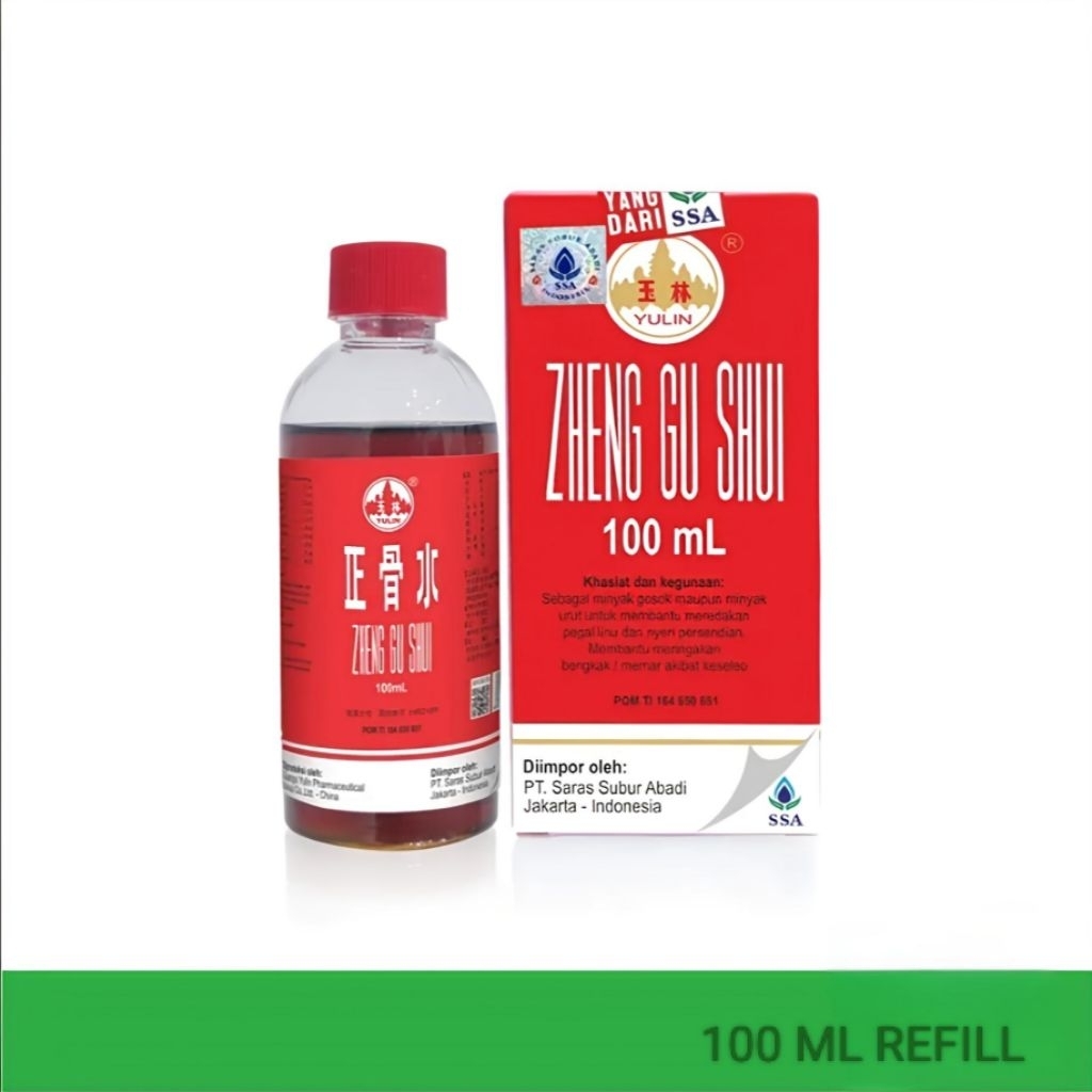 ZHENG GU SHUI 100 ml zheng gu shui 100 ml Minyak Gosok
