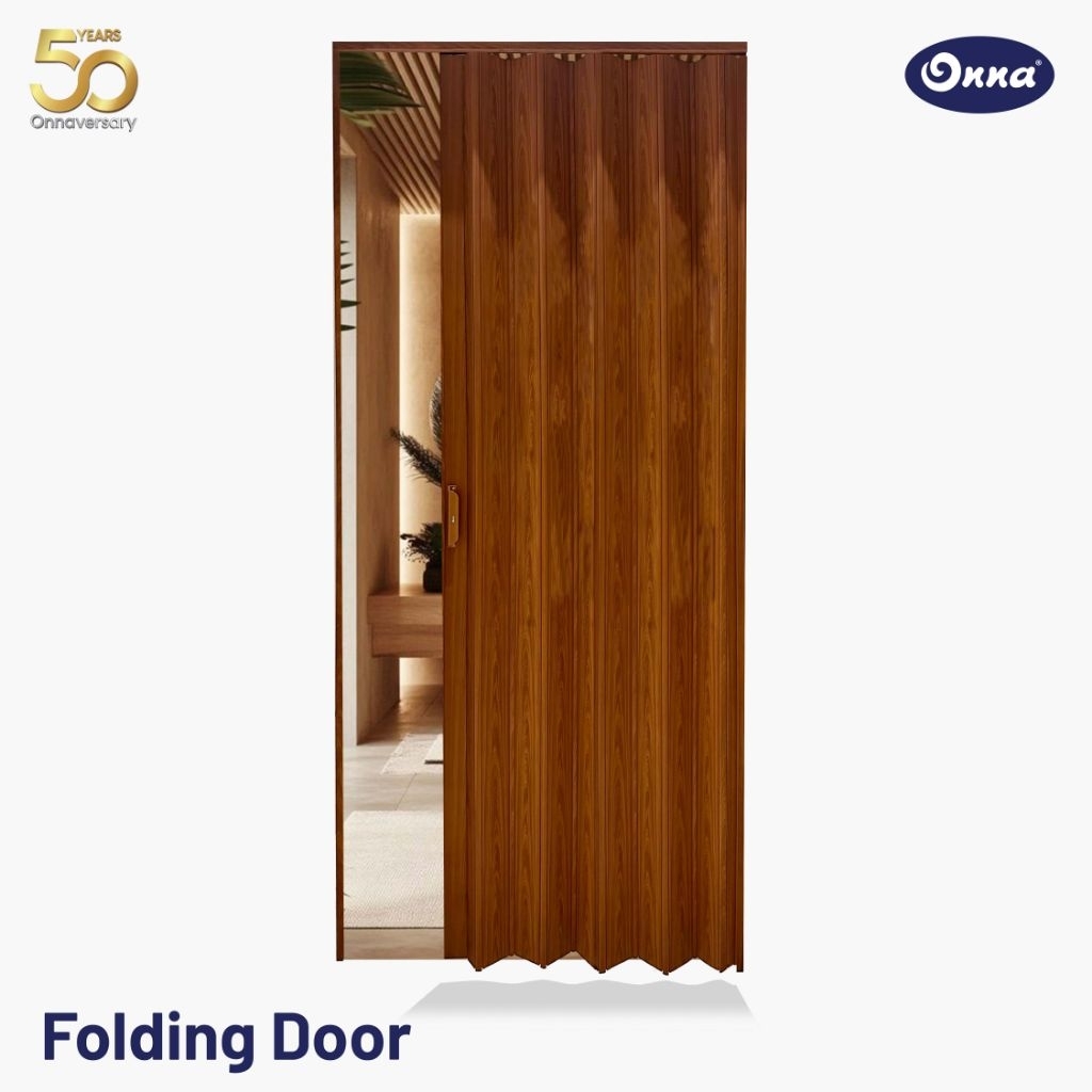 ONNA Folding Door Pintu Lipat PVC Penyekat Ruangan