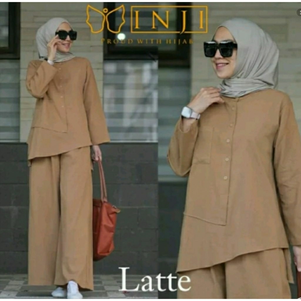 OLLA SET CELANA KULOT ORIGINAL BY INJI