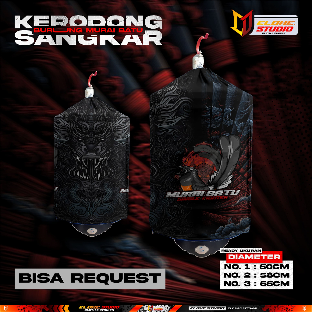 Kerodong Sangkar Bulat Murai Batu Custom MURAI BATU bisa request