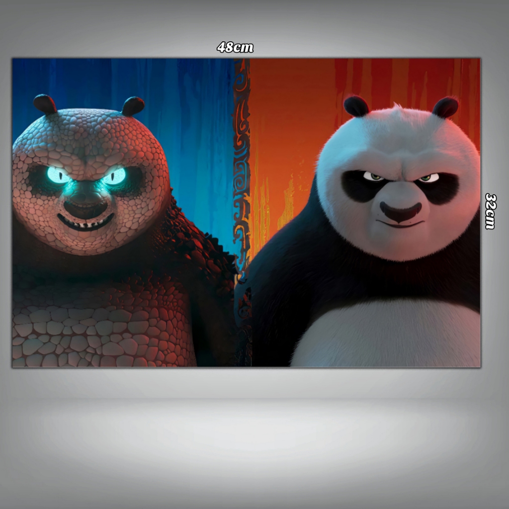 poster kungfu panda 4 art paper A3plus walldecor