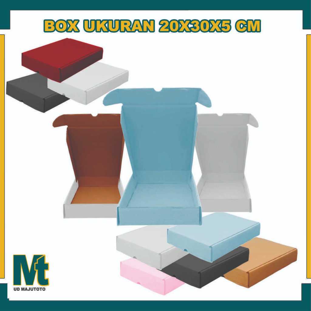 Box 20x30x5 cm / Box Lipat Samping / Box Accesoris / Box Hampers