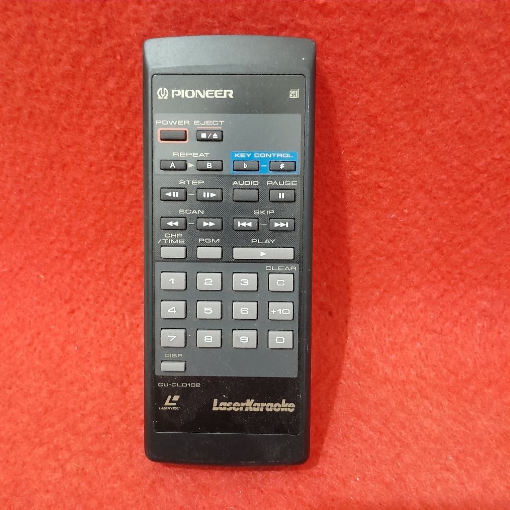 Remote Remot LD Laser Disc PIONEER Original Asli . CU - CLD102 .
