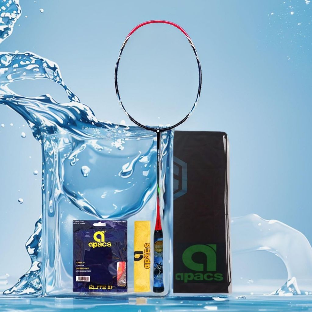 Raket Badminton Apacs Virtuoso Light Bonus Komplit