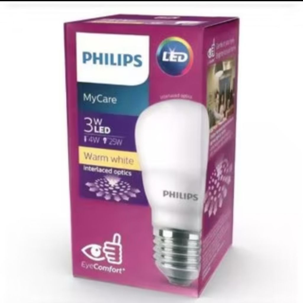 Lampu Led 3 Watt Warm White Philips