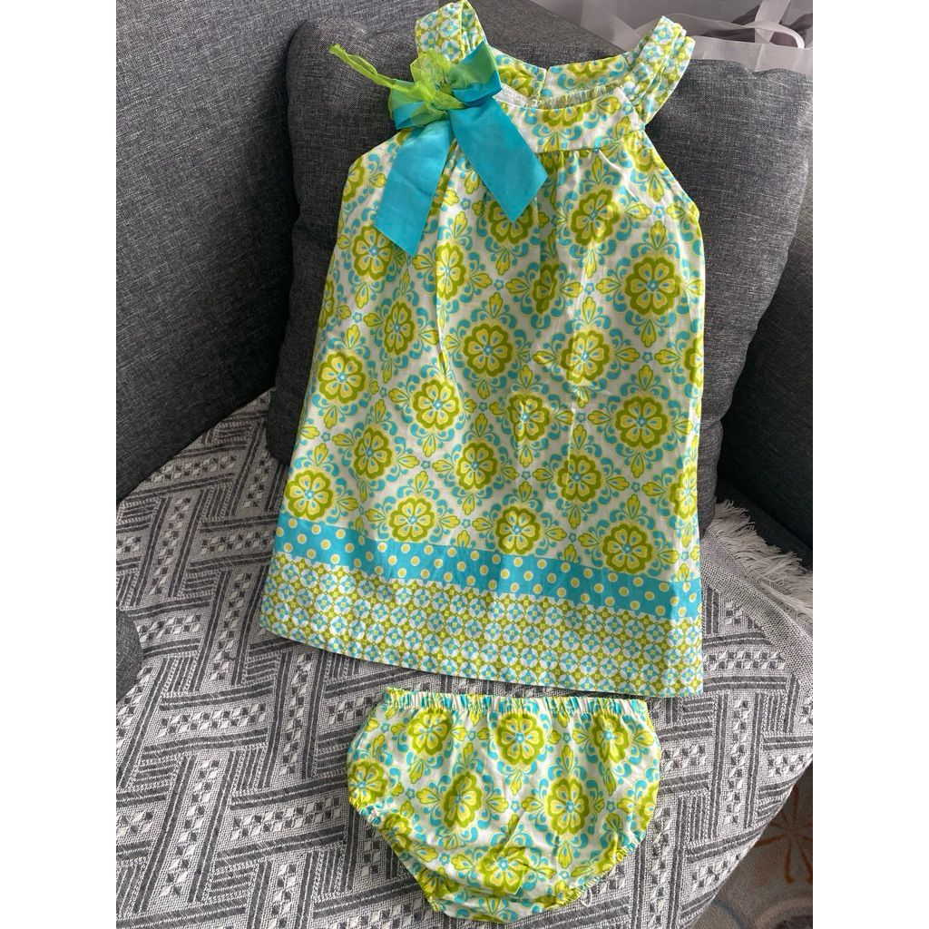 preloved one set dress with celana dalam by bonnie baby size 24m not gingersnaps