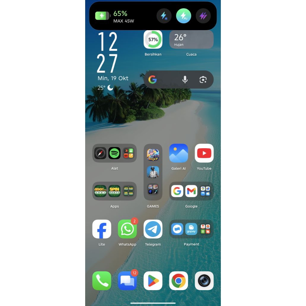 Charger Ori Bekas infinix GT 20 Pro