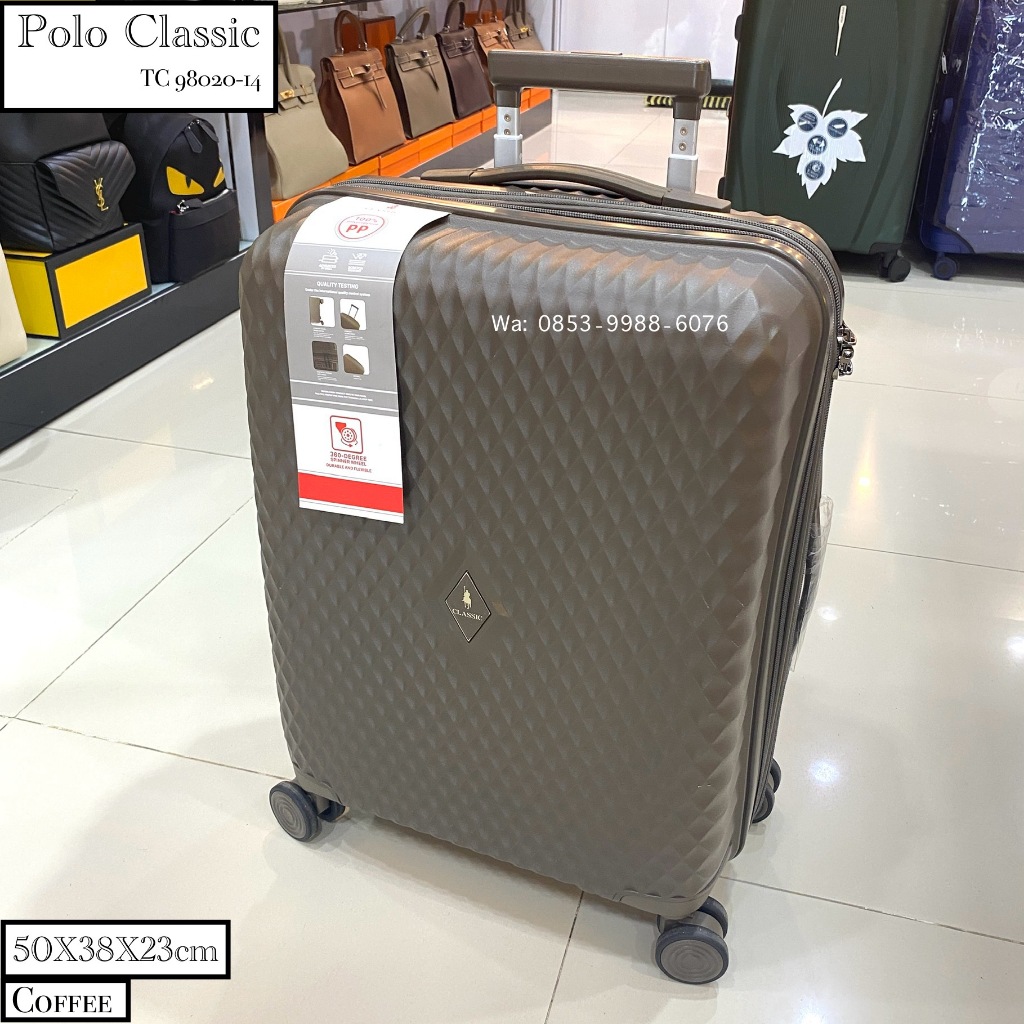 READY BATAM - Koper Polo Classic Original Size 20 inch | Koper Batam