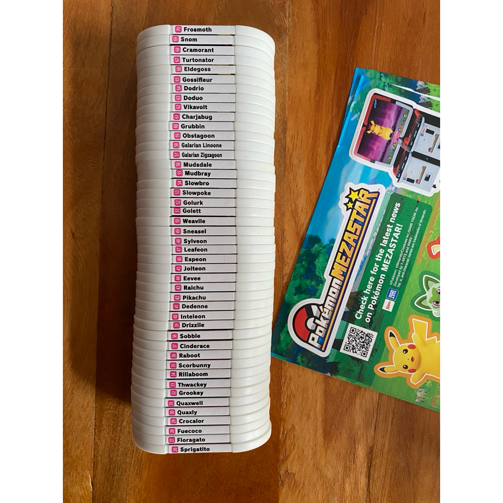 Chip / Tag Pokemon Mezastar B2 B3 B4 Season 1