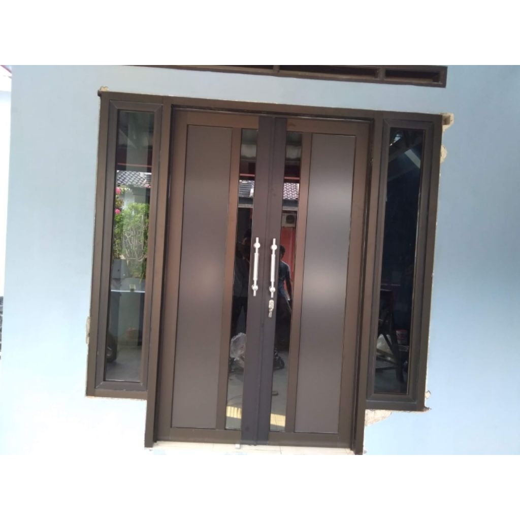 kusen aluminium, pintu dabel dan jendela cesmen