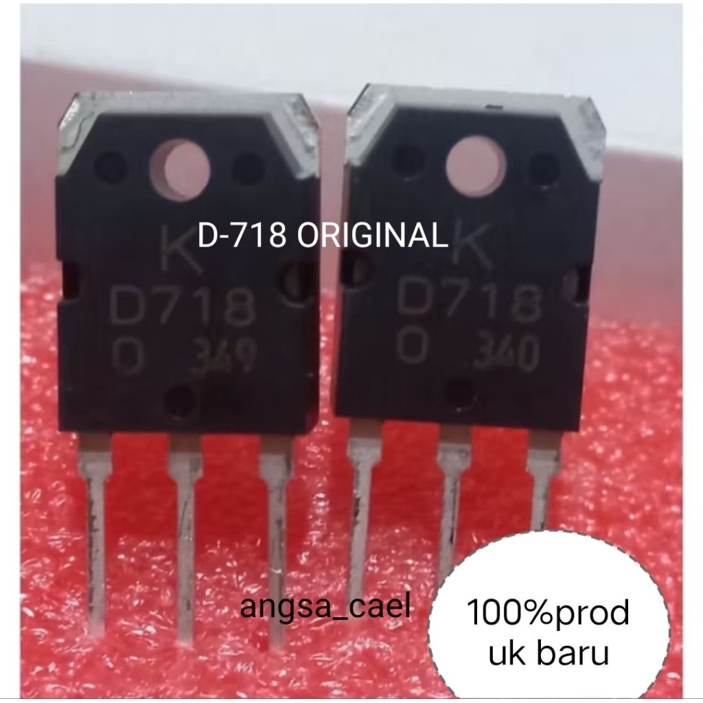 TRANSISTOR D-718 ORIGINAL D-718 KEC