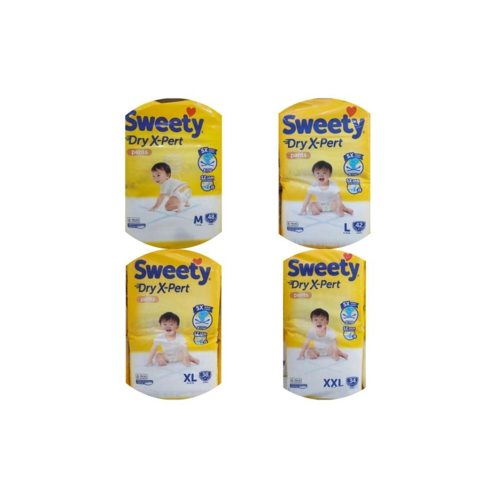 Pampers Sweety Bronze Comfort Pants M48 L42 XL38 XXL34