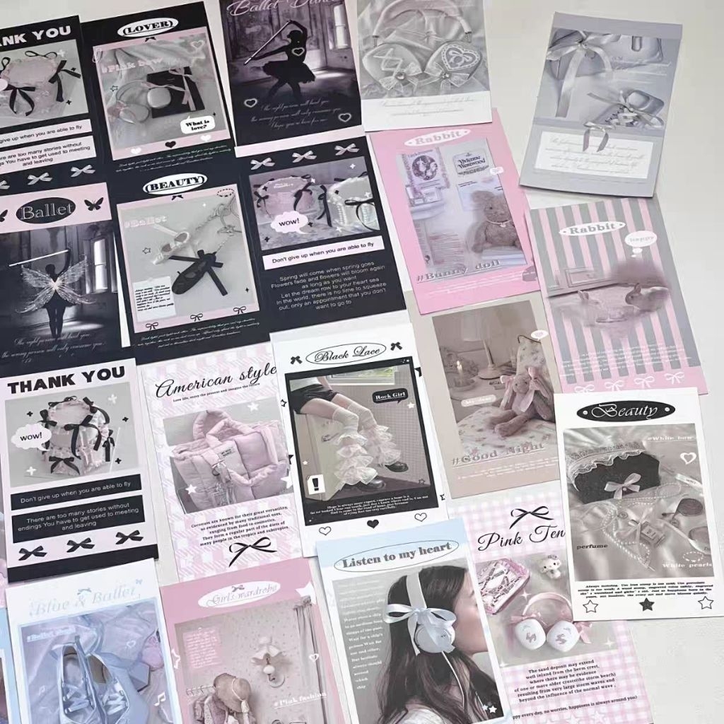 [READY STOCK] Sticker Seal Ballet Aesthetic Random Untuk Packing