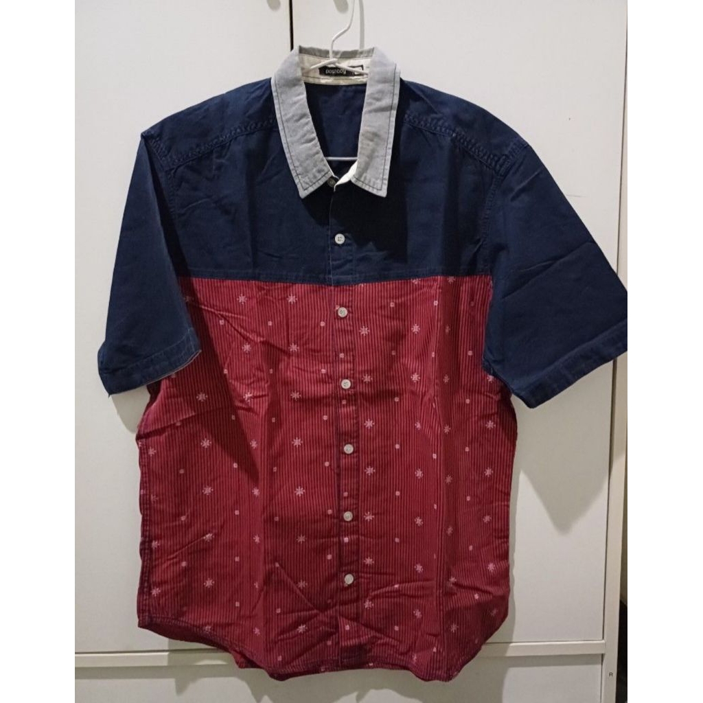 Kemeja pria lengan pendek Poshboy (preloved)