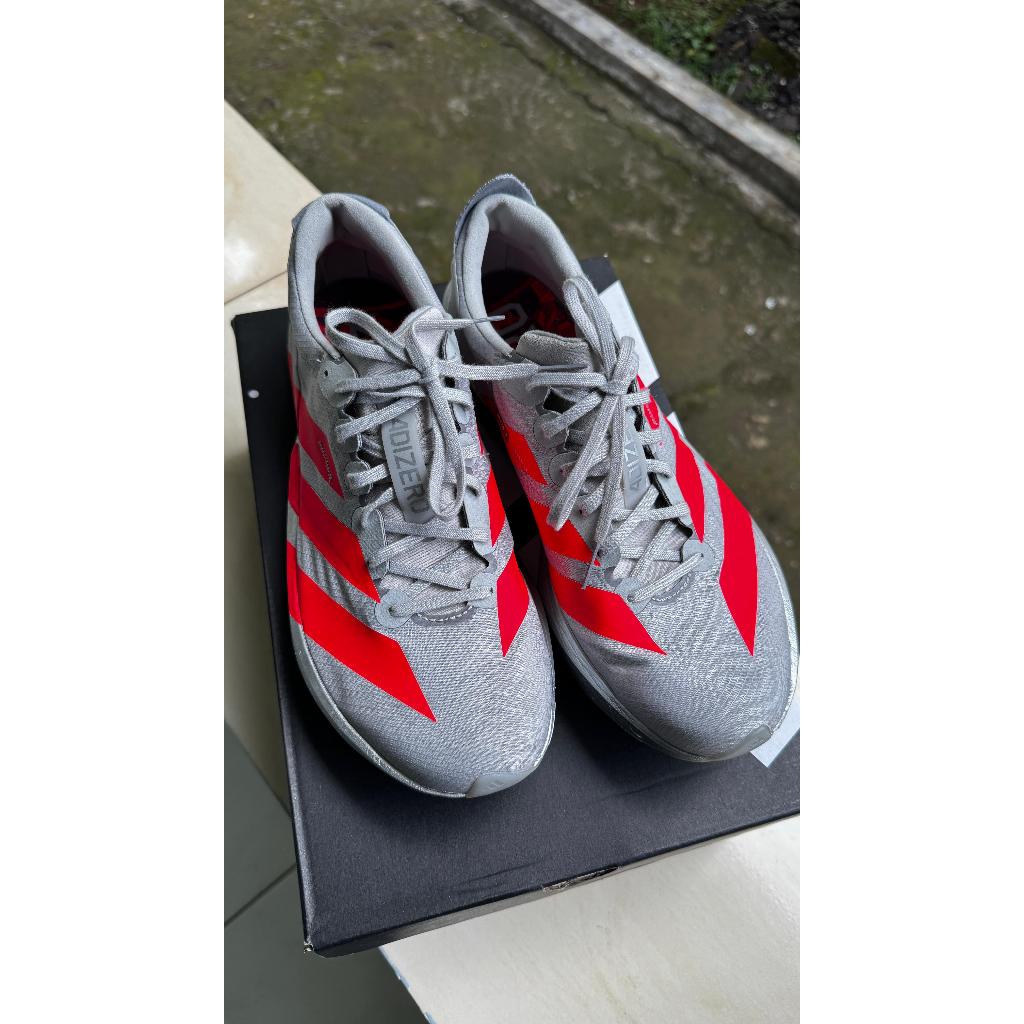 WTS Adidas Adizero Adios 9 Male Grey & Red (SECOND)