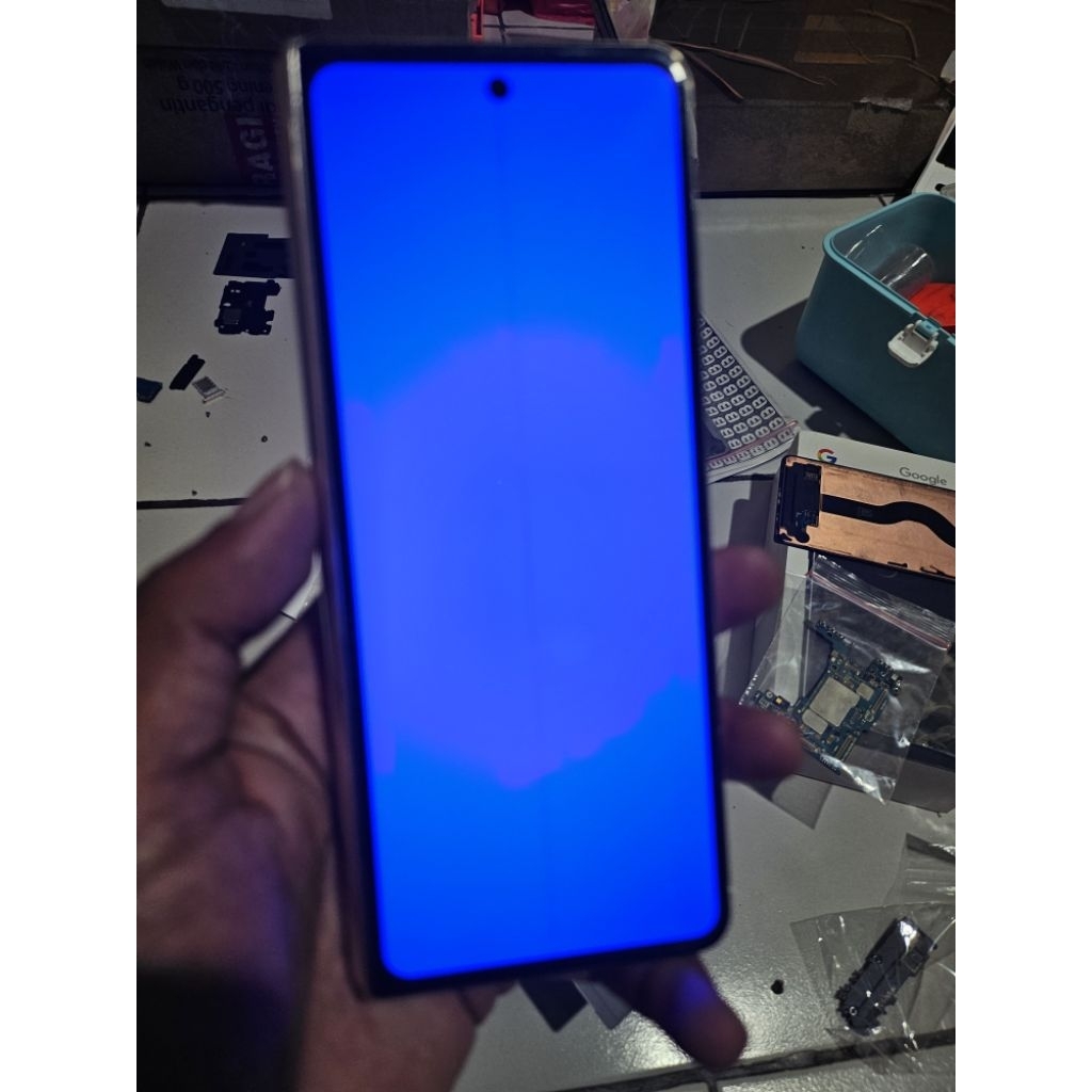 Lcd Samsung z fold 4 minus garis