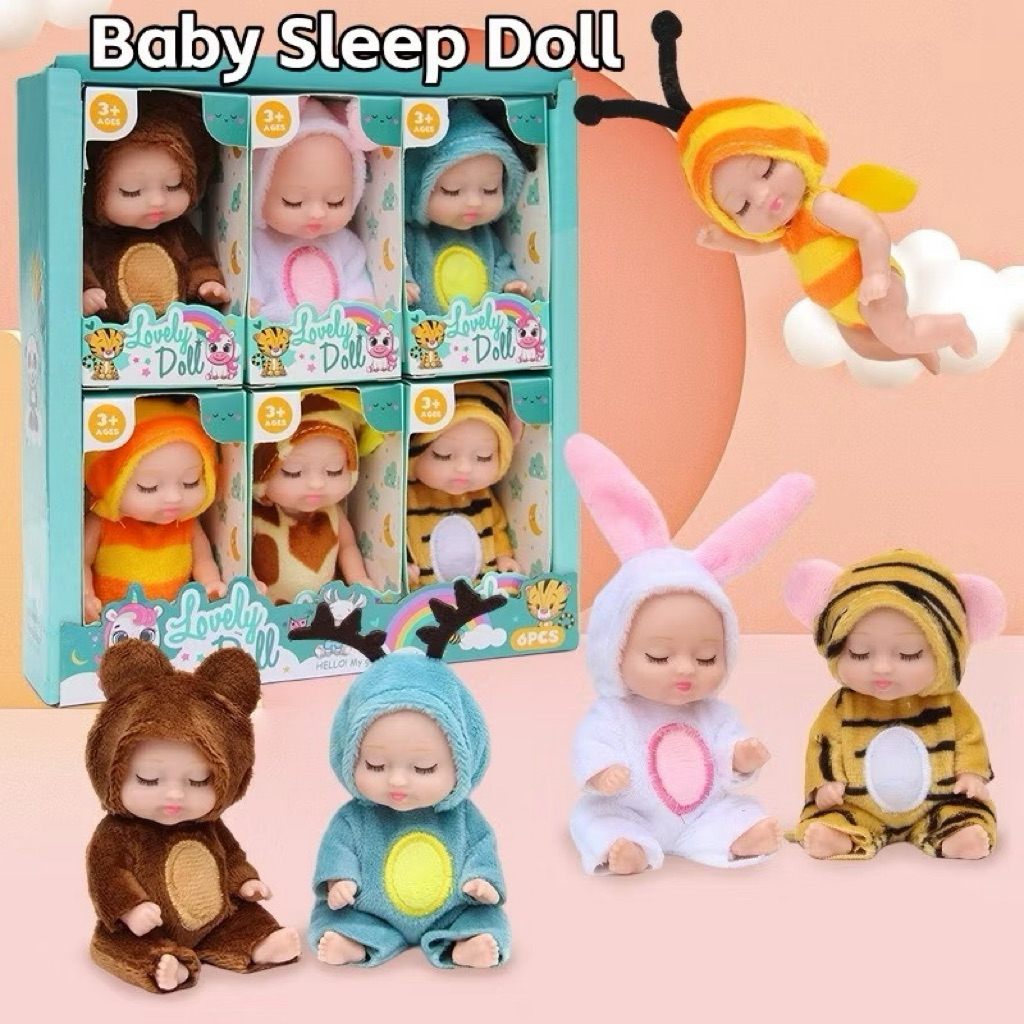 BONEKA BAYI REBORN NEW BORN PEREMPUAN TIDUR LUCU / BONEKA BAYI TIDUR MAKNAN BAYI
