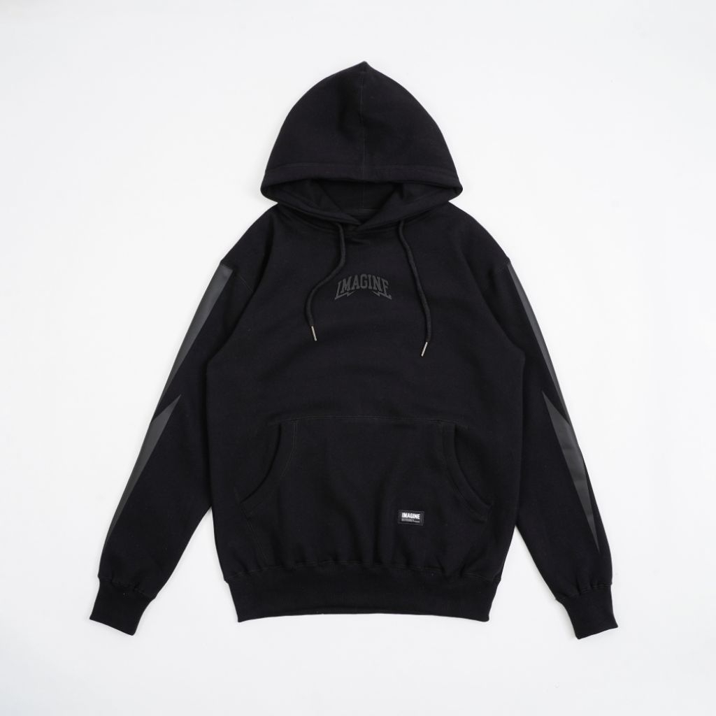 Imagineco Black Pullover Hoodie "Bleizz"