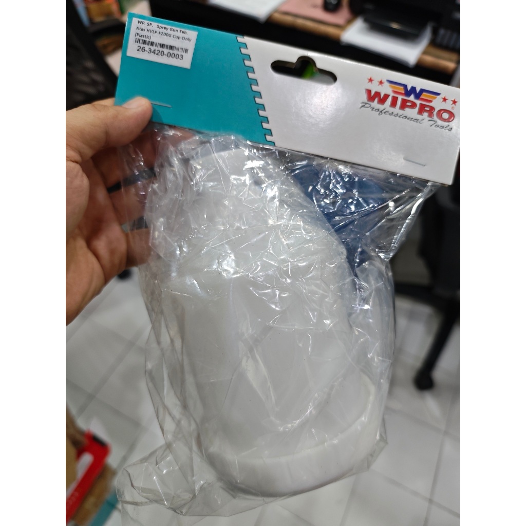 MOLLAR /WIPR0 Tabung Spray Gun HVLP 600cc Bahan Plastik H-827 INGCO