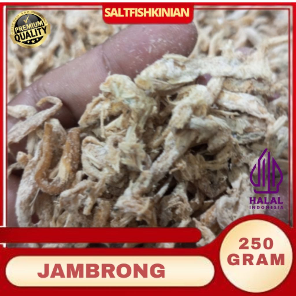 ikan asin Jambrong segar 250Gram/ikan asin/ikan asin Jambrong
