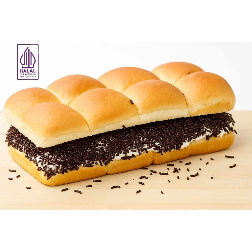 Roti Kasur Lembut Homemade Premium – Varian Srikaya, Coklat, Keju, Moca | Diana Bakery