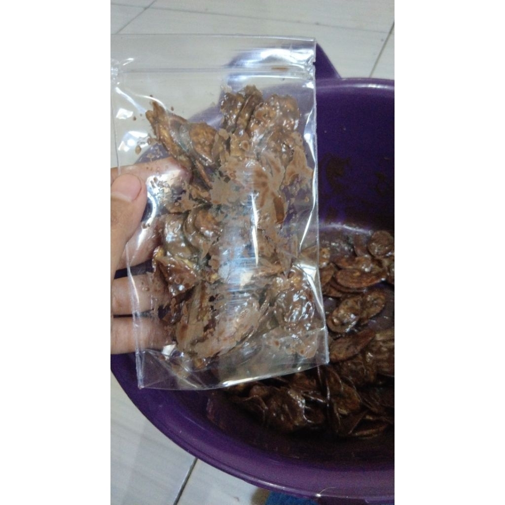 kripik pisang coklat/kripik pisang lumer