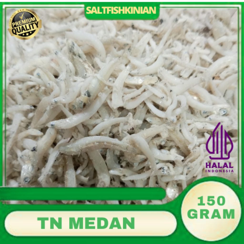 ikan asin teri Medan 150 Gram/ikan asin/ TN Medan