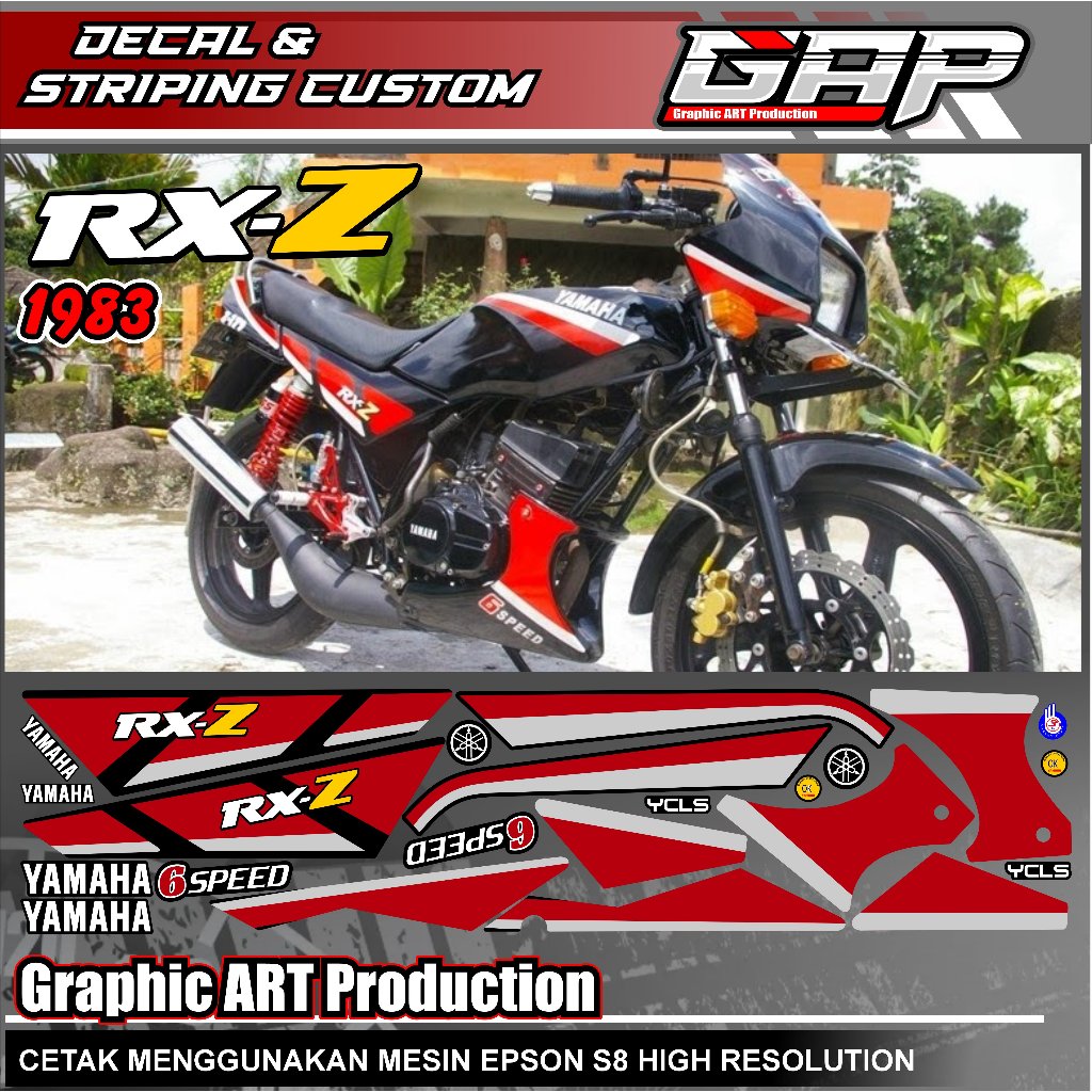 Striping Yamaha RX - Z 1983