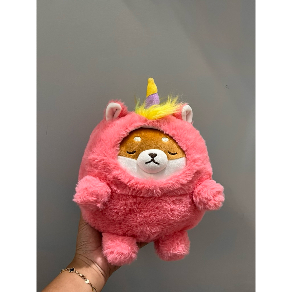 Boneka kado/koleksi guguk Shiba Miniso unicorn besar original
