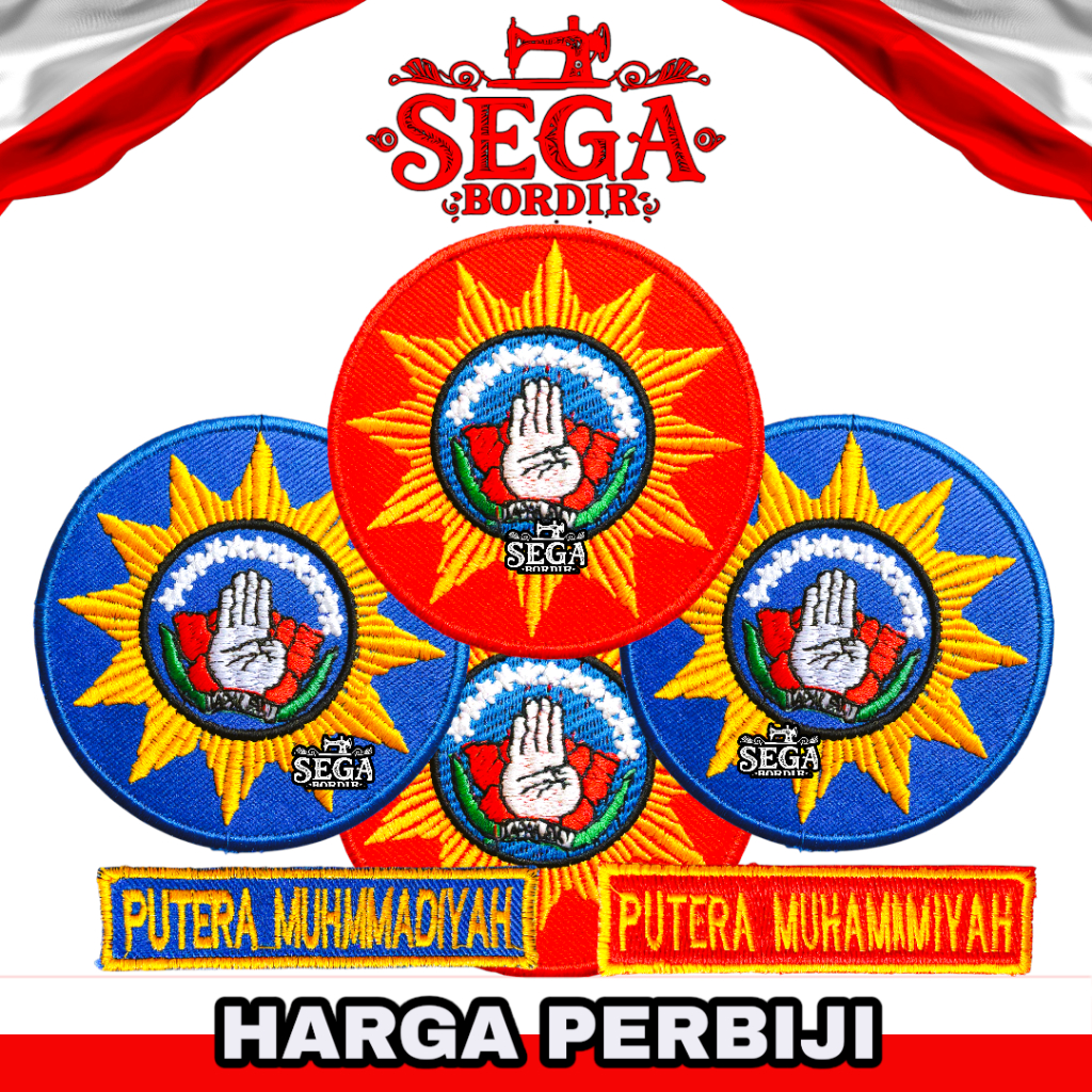 Bed Logo Tapak Suci Merah / Tapak suci biru bordir