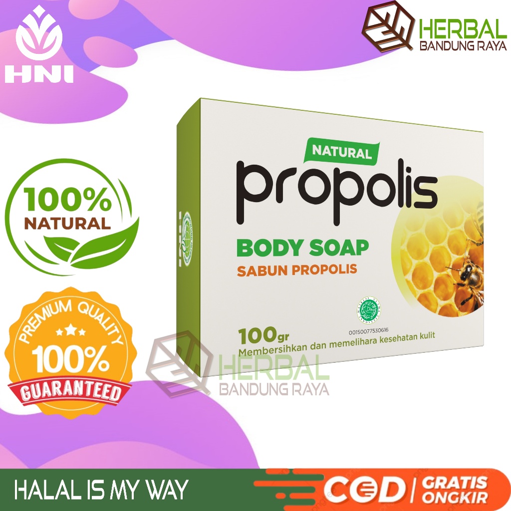 SABUN PROPOLIS HNI HPAI 100GR