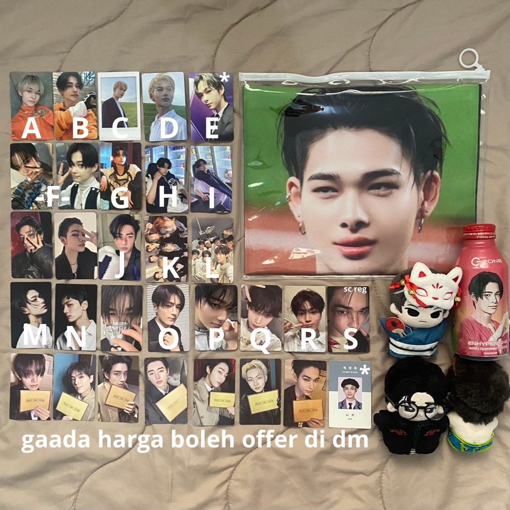 [BACA DESKRIPSI] ENHYPEN official photocard | ni-ki batik setlove sadame pob fever pom pola yet mdo 