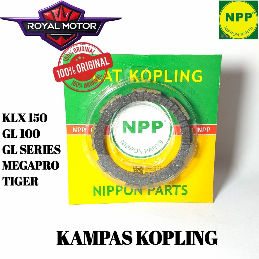 KAMPAS KOPLING PLAT KOPLING NPP JAPAN KLX 150GL 100 GL SERIES MEGAPRO TIGER